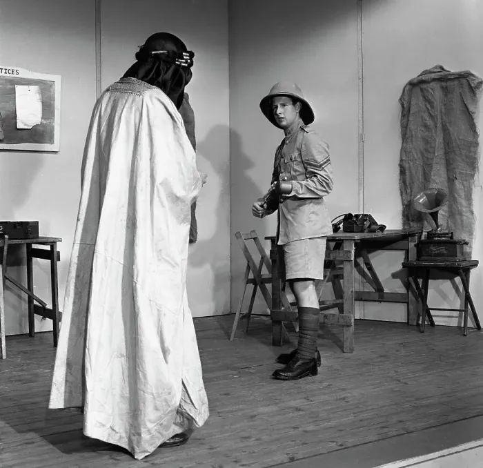 Framed Print : A scene from the Terence Rattigan play, Ross, Worksop College, Nottinghamshire, 1963 Framed Print : A scene from the Terence Rattigan play, Ross, Worksop College, Nottinghamshire, 1963