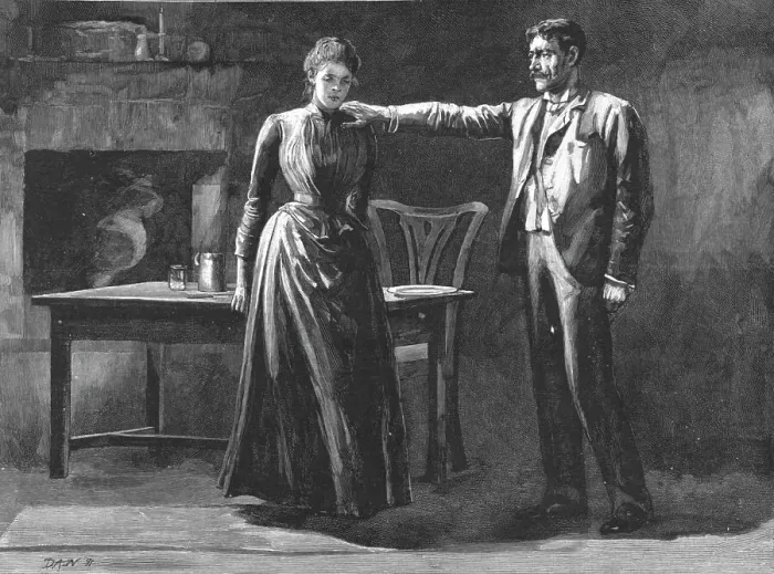 Framed Print : Scene from Tess of the D'Urbervilles, by Thomas Hardy, 1891. Creator: Unknown. Scene from Tess of the D'Urbervilles, by Thomas Hardy, 1891. Creator: Unknown Framed Print : Scene from Tess of the D'Urbervilles, by Thomas Hardy, 1891. Creator: Unknown. Scene from Tess of the D'Urbervilles, by Thomas Hardy, 1891. Creator: Unknown