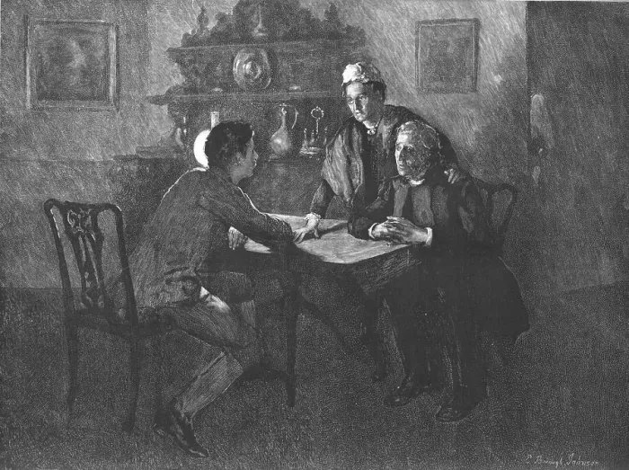 Framed Print : Scene from Tess of the D'Urbervilles, by Thomas Hardy, 1891. Creator: Hubert von Herkomer. Scene from Tess of the D'Urbervilles, by Thomas Hardy, 1891. Creator: Hubert von Herkomer Framed Print : Scene from Tess of the D'Urbervilles, by Thomas Hardy, 1891. Creator: Hubert von Herkomer. Scene from Tess of the D'Urbervilles, by Thomas Hardy, 1891. Creator: Hubert von Herkomer