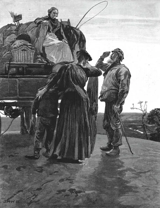 Framed Print : Scene from Tess of the D'Urbervilles, by Thomas Hardy, 1891. Creator: Daniel Albert Veresmith. Scene from Tess of the D'Urbervilles, by Thomas Hardy, 1891. Creator: Daniel Albert Veresmith Framed Print : Scene from Tess of the D'Urbervilles, by Thomas Hardy, 1891. Creator: Daniel Albert Veresmith. Scene from Tess of the D'Urbervilles, by Thomas Hardy, 1891. Creator: Daniel Albert Veresmith