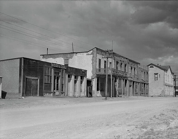 Scene in Tombstone, Arizona, once a thriving mining town, 1937. Creator: Dorothea Lange
