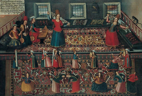 A Scene from the Turkish Harem, Second Half of the 17th cen Artist: Hormann, Franz Georg (1640-1689)