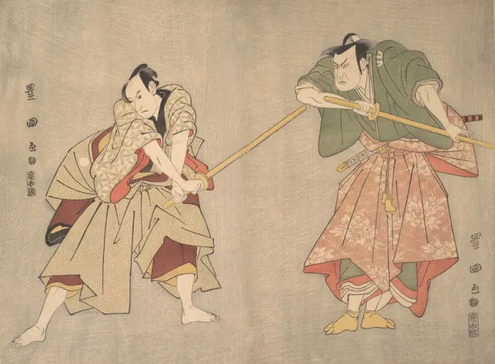 Framed Print : Scene from an Unidentified Drama, ca. 1800. Creator: Utagawa Toyokuni I Framed Print : Scene from an Unidentified Drama, ca. 1800. Creator: Utagawa Toyokuni I
