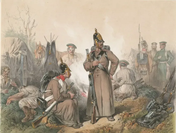 Framed Print : A Scene from the War of Independence in Hungary on 1849, ca. 1849. Artist: Strassgschwandtner, Josef Anton (1826-1881) Framed Print : A Scene from the War of Independence in Hungary on 1849, ca. 1849. Artist: Strassgschwandtner, Josef Anton (1826-1881)