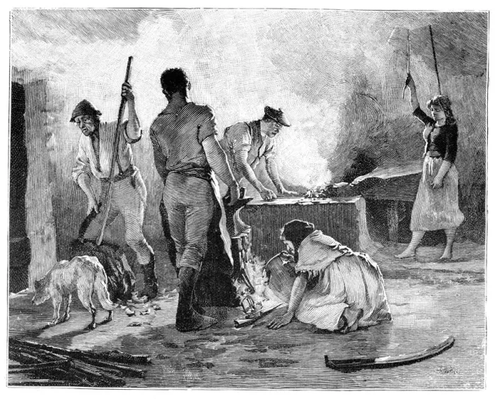 Framed Print : Scene from the Young Irelander Rebellion of 1848 (1900) Framed Print : Scene from the Young Irelander Rebellion of 1848 (1900)