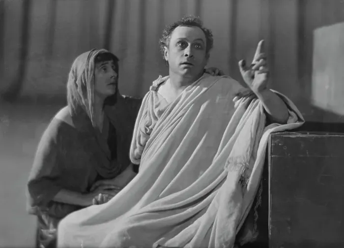 Framed Print : Scenes from Aedipus, a play by Augustin Duncan, between 1915 and 1921. Creator: Arnold Genthe Framed Print : Scenes from Aedipus, a play by Augustin Duncan, between 1915 and 1921. Creator: Arnold Genthe