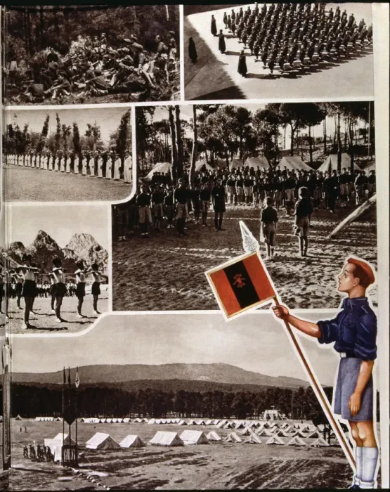 Framed Print : Scenes of childrens camps organized by the Spanish Falange Framed Print : Scenes of childrens camps organized by the Spanish Falange