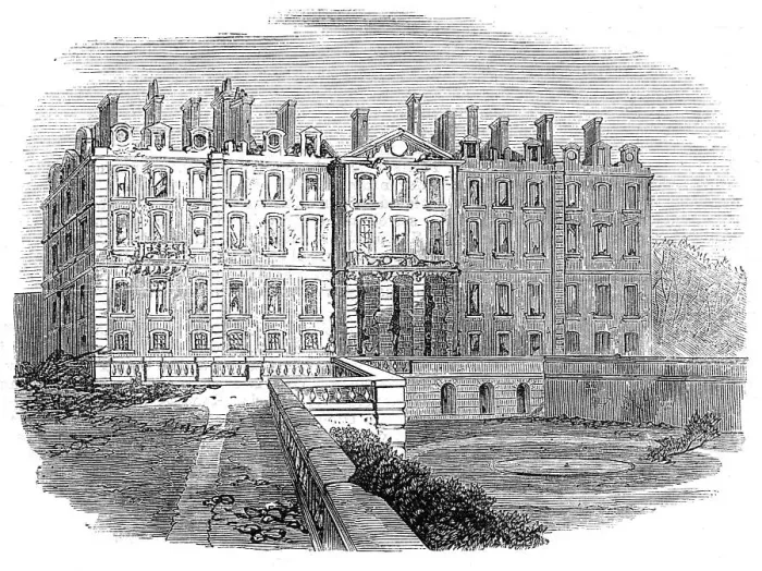 Framed Print : Scenes of the Late War in France: the Chateau of Meudon, 1871. Creator: Unknown Framed Print : Scenes of the Late War in France: the Chateau of Meudon, 1871. Creator: Unknown
