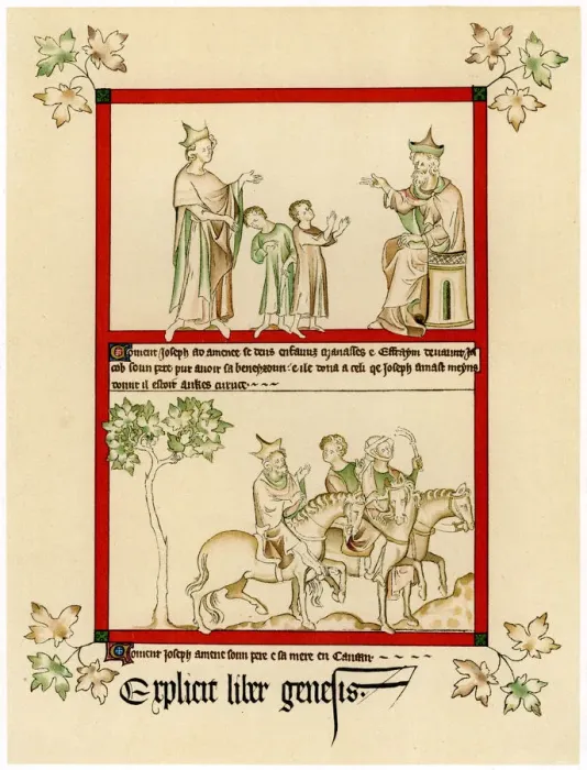 Framed Print : Scenes from the life of Joseph, c1310-1320 Framed Print : Scenes from the life of Joseph, c1310-1320