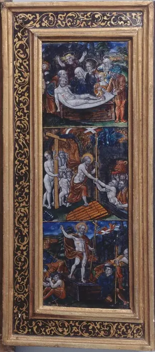 Framed Print : Scenes from the life and passion of Christ, late 15th-early 16th century. Creator: Unknown Framed Print : Scenes from the life and passion of Christ, late 15th-early 16th century. Creator: Unknown