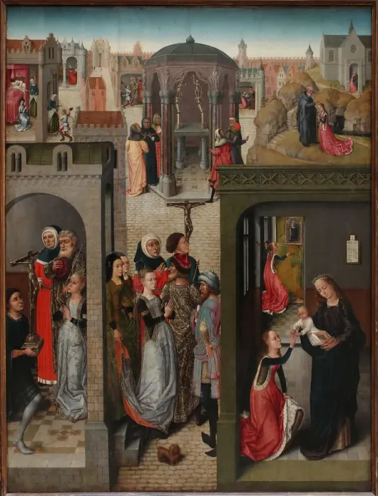 Framed Print : Scenes from the Life of Saint Catherine, Between 1475 and 1500 Framed Print : Scenes from the Life of Saint Catherine, Between 1475 and 1500