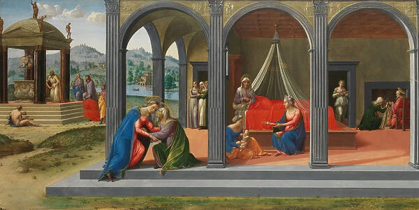 Scenes from the Life of Saint John the Baptist, ca. 1506-7. Creator: Francesco Granacci