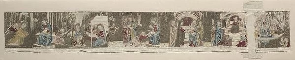 Scenes of the Life of the Virgin, from an Embroidered Altar Frontal, 1330s or 1340s