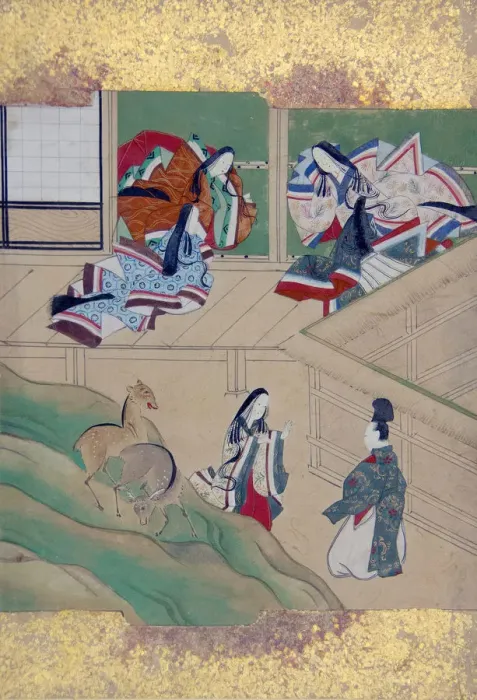 Framed Print : Scenes from Tales of Ise (Ise monogatari), late 18th century. Creator: Tosa School Framed Print : Scenes from Tales of Ise (Ise monogatari), late 18th century. Creator: Tosa School