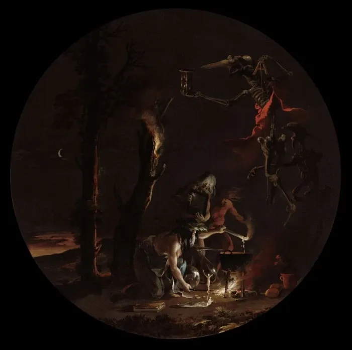 Framed Print : Scenes of Witchcraft: Evening, c. 1645-1649. Creator: Salvator Rosa (Italian, 1615-1673) Framed Print : Scenes of Witchcraft: Evening, c. 1645-1649. Creator: Salvator Rosa (Italian, 1615-1673)