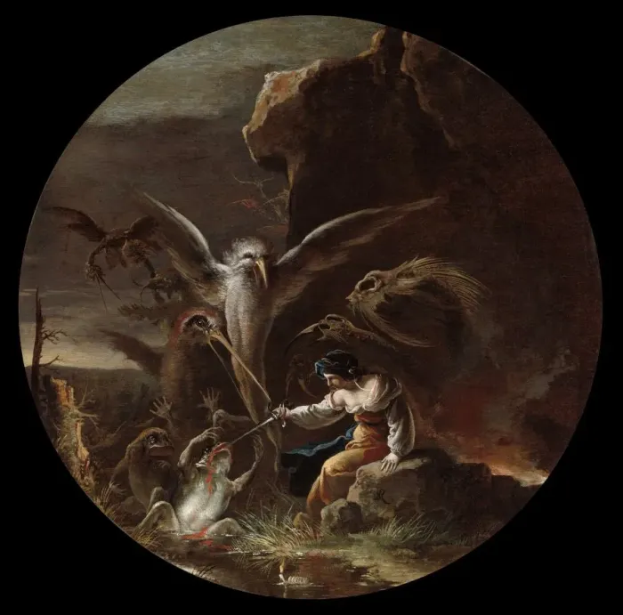 Framed Print : Scenes of Witchcraft: Morning, c. 1645-1649. Creator: Salvator Rosa (Italian, 1615-1673) Framed Print : Scenes of Witchcraft: Morning, c. 1645-1649. Creator: Salvator Rosa (Italian, 1615-1673)
