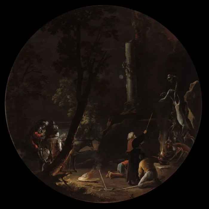 Framed Print : Scenes of Witchcraft: Night, c. 1645-1649. Creator: Salvator Rosa (Italian, 1615-1673) Framed Print : Scenes of Witchcraft: Night, c. 1645-1649. Creator: Salvator Rosa (Italian, 1615-1673)