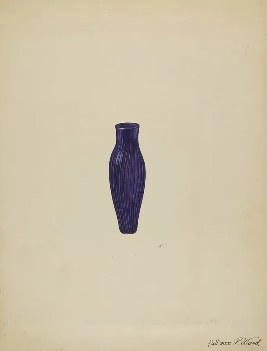 Framed Print : Scent Bottle, 1935 / 1942. Creator: Paul Ward Framed Print : Scent Bottle, 1935 / 1942. Creator: Paul Ward