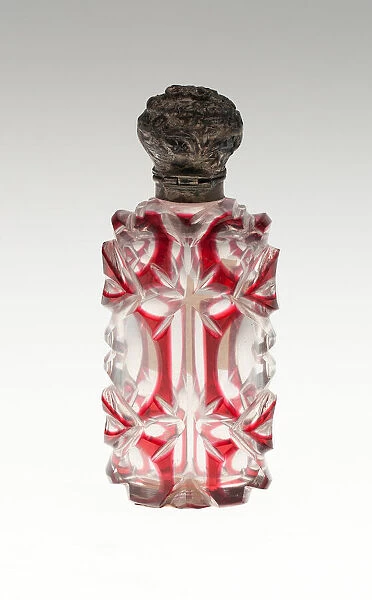 Scent Bottle, Bohemia, c. 1840  /  50. Creator: Bohemia Glass