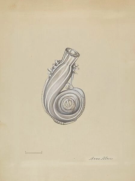 Scent Bottle, c. 1937. Creator: Anna Aloisi