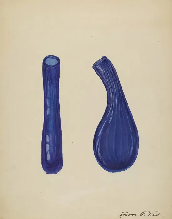 Framed Print : Scent Bottle, c. 1938. Creator: Paul Ward Framed Print : Scent Bottle, c. 1938. Creator: Paul Ward