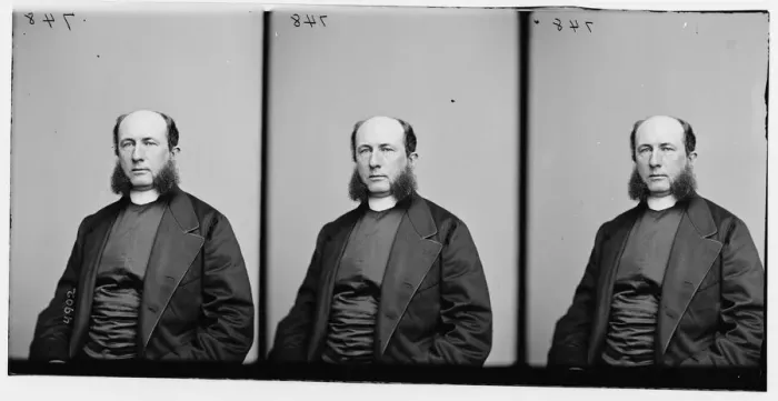 Framed Print : Schenck, Rev. H. ca. 1860-1865. Creator: Unknown Framed Print : Schenck, Rev. H. ca. 1860-1865. Creator: Unknown