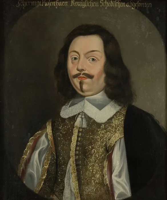 Framed Print : Schering Rosenhane, 1609-1663, c17th century. Creator: Anon Framed Print : Schering Rosenhane, 1609-1663, c17th century. Creator: Anon