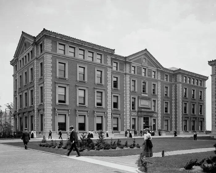Framed Print : Schermerhorn Hall, Columbia University, N.Y. between 1900 and 1906. Creator: Unknown Framed Print : Schermerhorn Hall, Columbia University, N.Y. between 1900 and 1906. Creator: Unknown