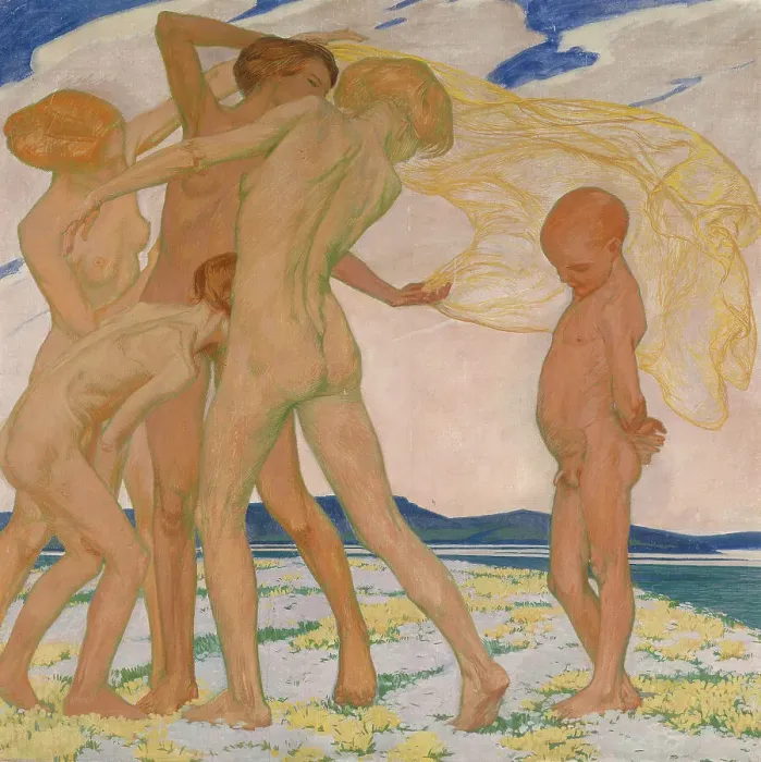 Framed Print : Scherzo (from the cycle Rhythms), 1913. Creator: Friedrich, Otto (1862-1937) Framed Print : Scherzo (from the cycle Rhythms), 1913. Creator: Friedrich, Otto (1862-1937)