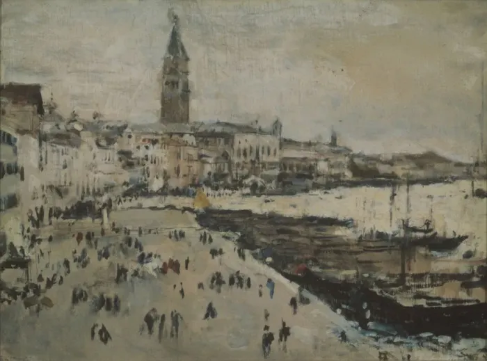 Framed Print : The Schiavoni quay in Venice. Artist: Serov, Valentin Alexandrovich (1865-1911) Framed Print : The Schiavoni quay in Venice. Artist: Serov, Valentin Alexandrovich (1865-1911)