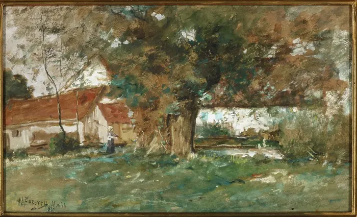 Framed Print : Schleissheim, 1885. Creator: William Forsyth Framed Print : Schleissheim, 1885. Creator: William Forsyth