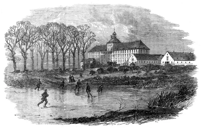 Framed Print : The Schleswig-Holstein Difficulty: the Palace of Gottorf, at Schleswig, 1864. Creator: Unknown Framed Print : The Schleswig-Holstein Difficulty: the Palace of Gottorf, at Schleswig, 1864. Creator: Unknown