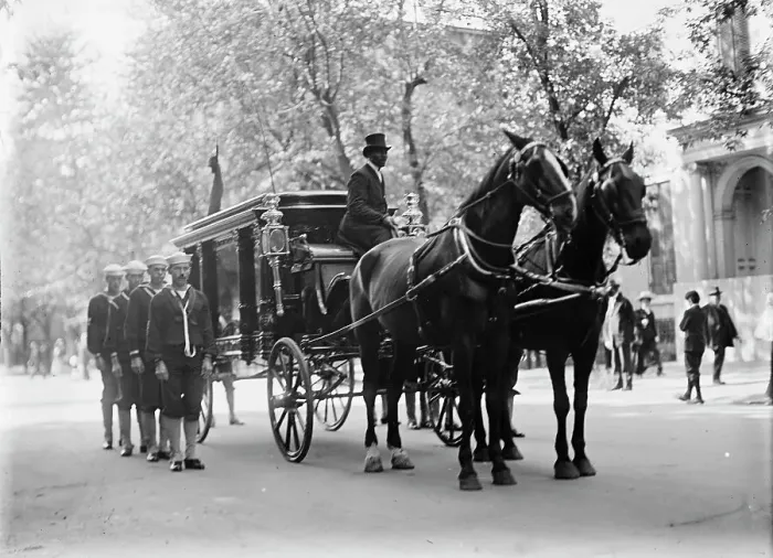 Framed Print : Schley, Winfield Scott, Rear Admiral, U.S.N. Funeral, St. John's Church - Hearse, 1911. Creator: Harris & Ewing. Schley, Winfield Scott, Rear Admiral, U.S.N. Funeral, St. John's Church - Hearse, 1911. Creator: Harris & Ewing Framed Print : Schley, Winfield Scott, Rear Admiral, U.S.N. Funeral, St. John's Church - Hearse, 1911. Creator: Harris & Ewing. Schley, Winfield Scott, Rear Admiral, U.S.N. Funeral, St. John's Church - Hearse, 1911. Creator: Harris & Ewing