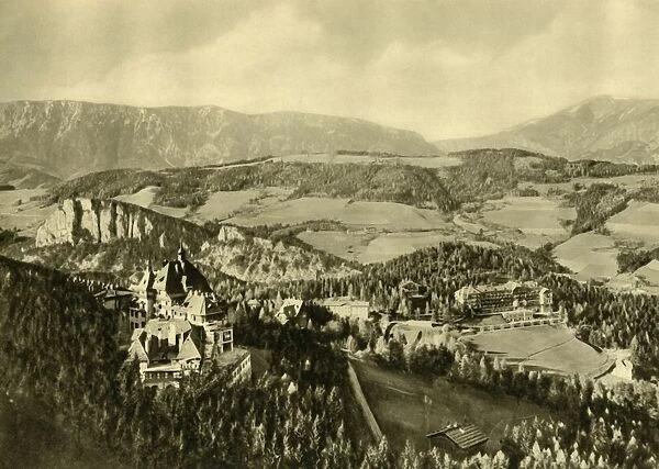 The Schneeberg and the Rax mountain range, Semmering, Lower Austria, c1935. Creator: Unknown