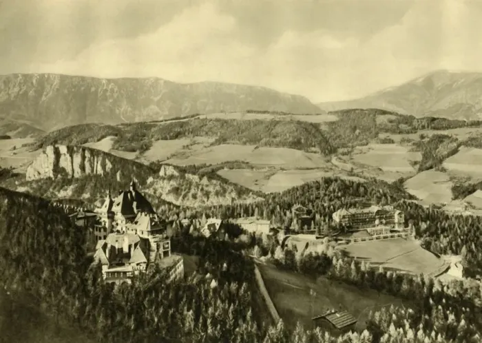 Framed Print : The Schneeberg and the Rax mountain range, Semmering, Lower Austria, c1935. Creator: Unknown Framed Print : The Schneeberg and the Rax mountain range, Semmering, Lower Austria, c1935. Creator: Unknown