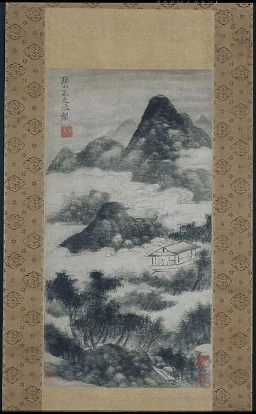 Scholar in Landscape, Yuan dynasty (1280-1368), 14th century or later. Creator: Unknown