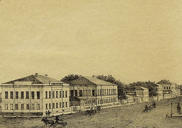 School for Boys Millionnaia Street, 1886. Creator: Pavel Mikhailovich Kosharov