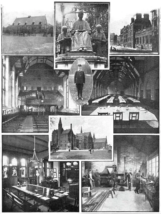 Framed Print : The school that commemorates the fish of the miraculous draught...St. Paul's School, 1909. Creator: Clarke & Hyde Framed Print : The school that commemorates the fish of the miraculous draught...St. Paul's School, 1909. Creator: Clarke & Hyde