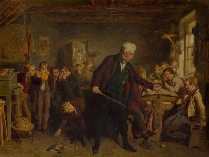 Framed Print : The school room. Creator: Knight, William Henry (1823-1863) Framed Print : The school room. Creator: Knight, William Henry (1823-1863)