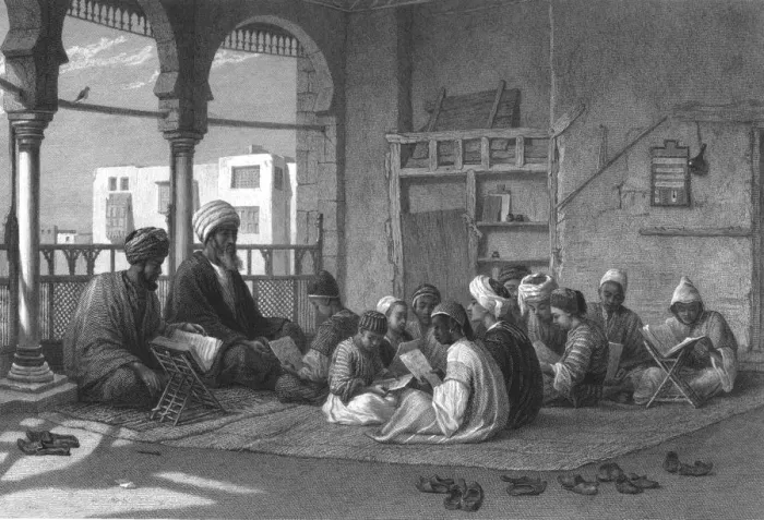 Framed Print : The School of Sooltan Hassan, c1869. Artist: Edward Goodall Framed Print : The School of Sooltan Hassan, c1869. Artist: Edward Goodall