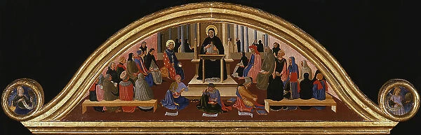 School of Thomas Aquinas, c. 1450. Creator: Strozzi, Zanobi (1412-1468)