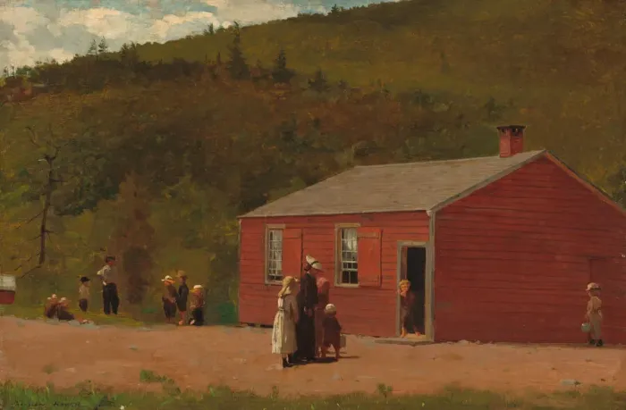 Framed Print : School Time, c. 1874. Creator: Winslow Homer Framed Print : School Time, c. 1874. Creator: Winslow Homer