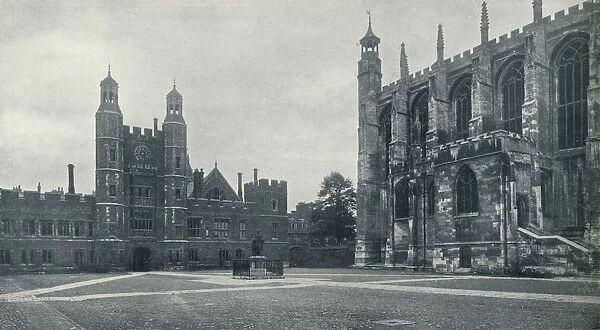 School Yard and Chapel, 1926