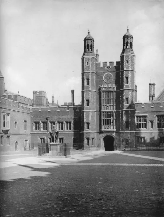 Framed Print : School Yard and Luptons Tower, 1926 Framed Print : School Yard and Luptons Tower, 1926