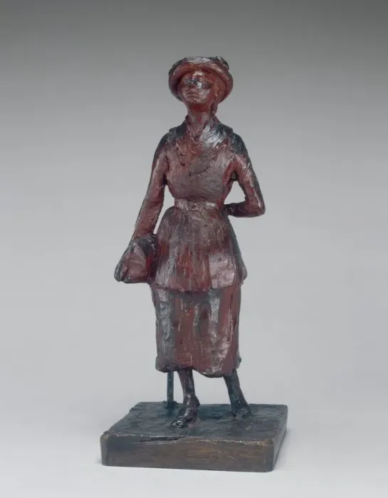Framed Print : The Schoolgirl (Woman Walking in the Street), c. 1880 / 1881. Creator: Edgar Degas Framed Print : The Schoolgirl (Woman Walking in the Street), c. 1880 / 1881. Creator: Edgar Degas