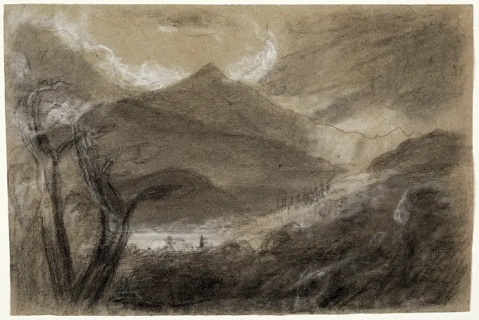 Framed Print : Schroon Mountain, Adirondacks, c1837. Creator: Thomas Cole Framed Print : Schroon Mountain, Adirondacks, c1837. Creator: Thomas Cole