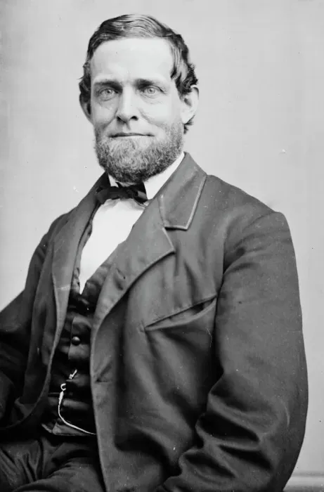 Framed Print : Schuyler Colfax of Indiana, between 1855 and 1865. Creator: Unknown Framed Print : Schuyler Colfax of Indiana, between 1855 and 1865. Creator: Unknown