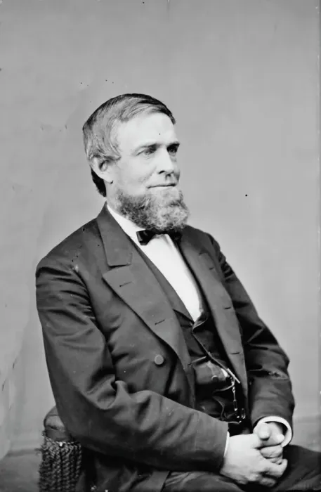 Framed Print : Schuyler Colfax of Indiana, between 1855 and 1865. Creator: Unknown Framed Print : Schuyler Colfax of Indiana, between 1855 and 1865. Creator: Unknown