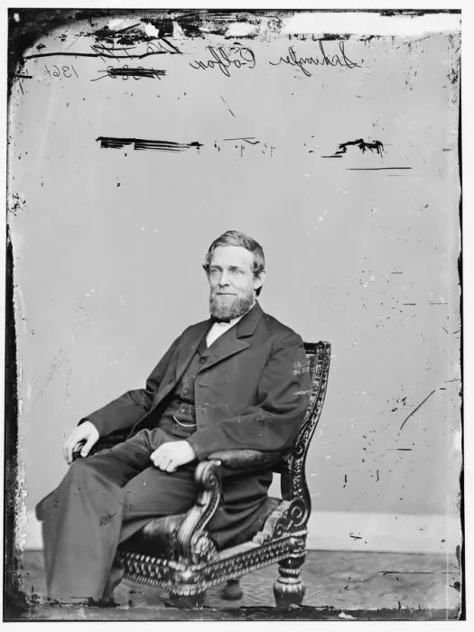 Framed Print : Schuyler Colfax of Indiana, between 1865 and 1880. Creator: Unknown Framed Print : Schuyler Colfax of Indiana, between 1865 and 1880. Creator: Unknown