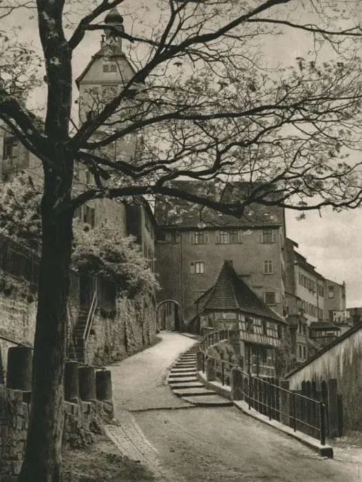Framed Print : Schwabisch-Hall. Badtor - Josephsturm, 1931. Artist: Kurt Hielscher Framed Print : Schwabisch-Hall. Badtor - Josephsturm, 1931. Artist: Kurt Hielscher